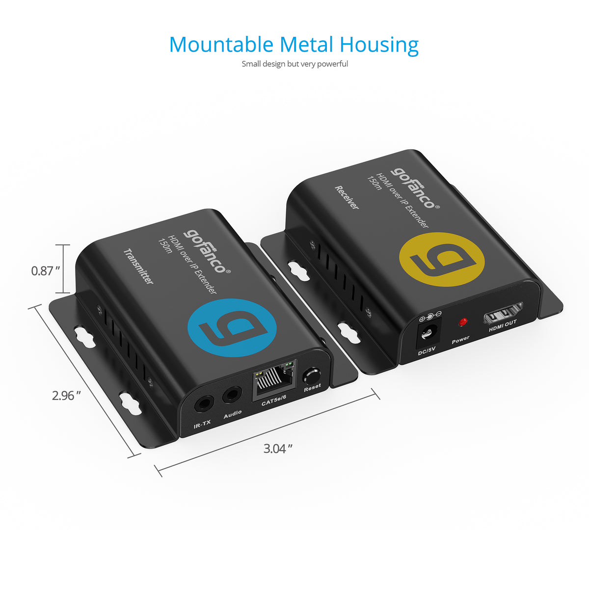 Full HD HDMI Over IP Extender - 150m, 1080p 60Hz