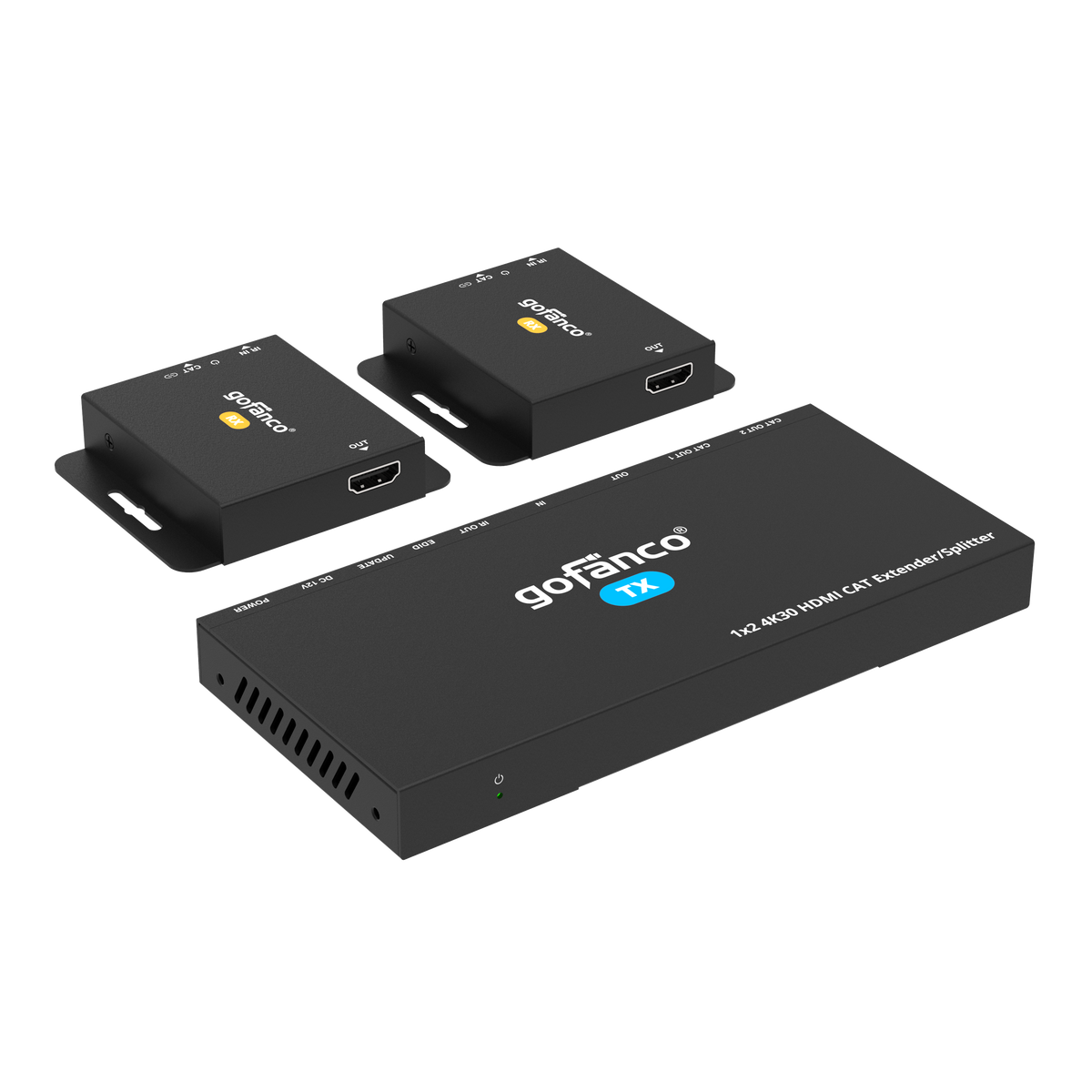 1x2 HDMI 1.4 CAT Extender/Splitter – 70m