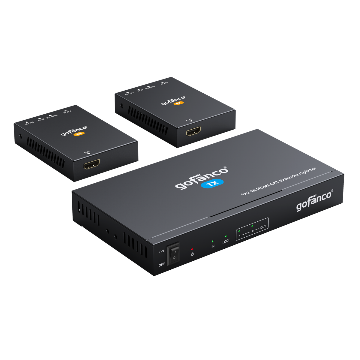 1x2 HDMI 2.0 CAT Extender/Splitter – 35m