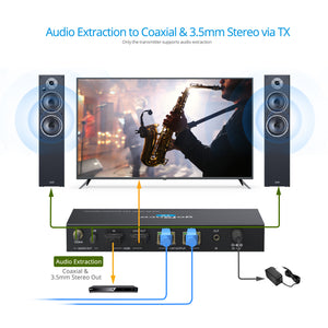 1x2 HDMI 2.0 CAT Extender/Splitter – 35m