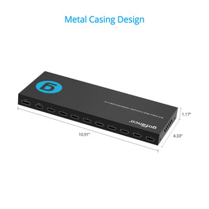 3x3 Video Wall Controller-HDMI/DP/USB-C - 4K30Hz - 17 built-in splicing modes