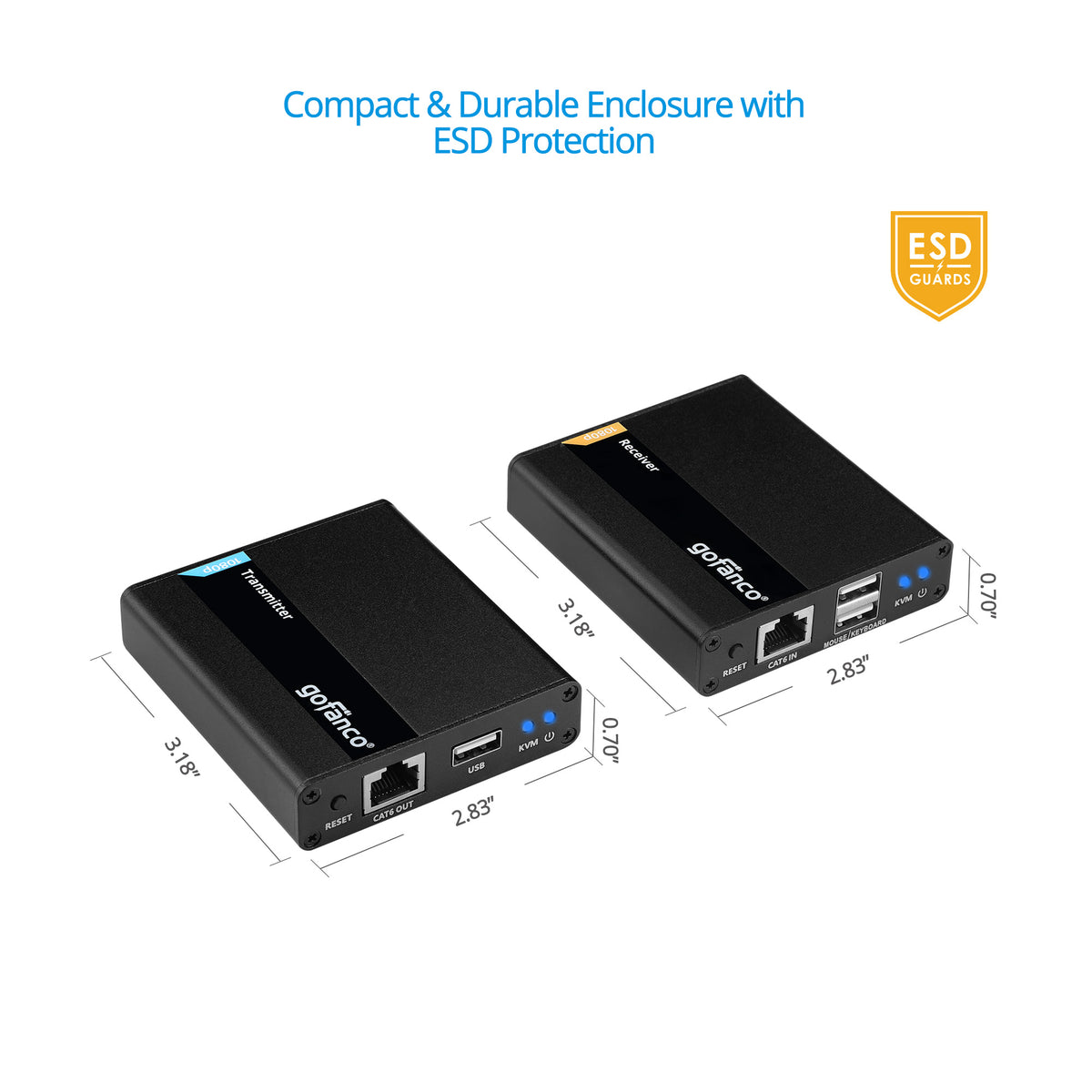 HDMI USB KVM CAT Extender - 70m