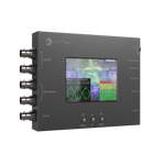 HDMI and 3G-SDI Cross and Scaler Converter with 3.5 LCD monitor, and audio embedder/de-embedder
