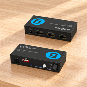 2 Port 8K60 HDMI 48G Splitter with EDID