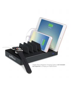 EdgeS 7-Port USB Charging Station – Gray (USBCharge7P-G2)