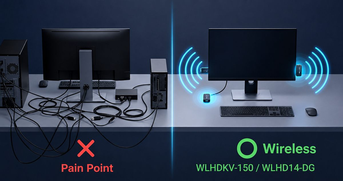 Cutting the Cord: How Wireless KVM and HDMI Extensions are Transforming Modern Workspaces