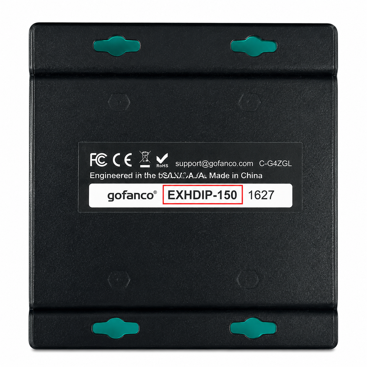 Product Rear Label