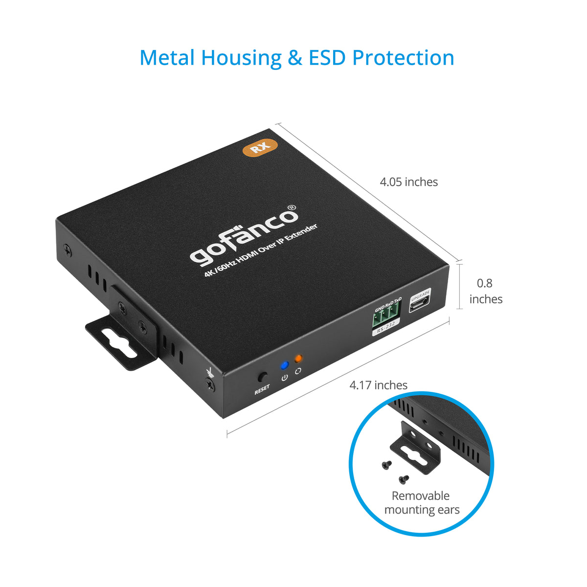 HDMI Over IP Extender 4K60Hz - Up to 328ft - For HD20Ext1xN product