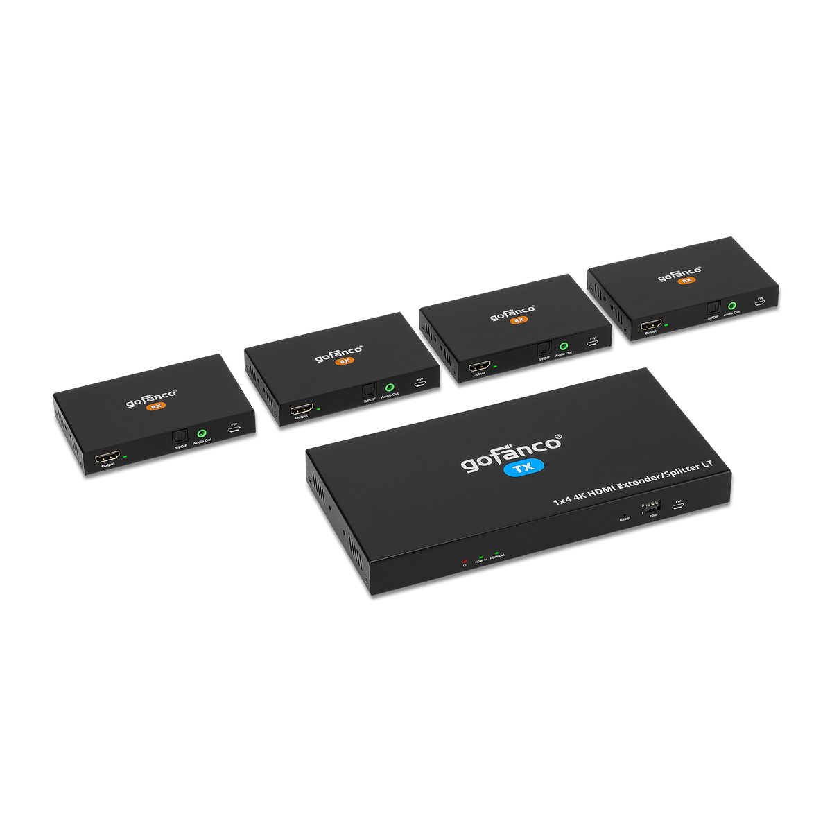 1x4 HDMI 2.0 CAT Extender/Splitter – 60m