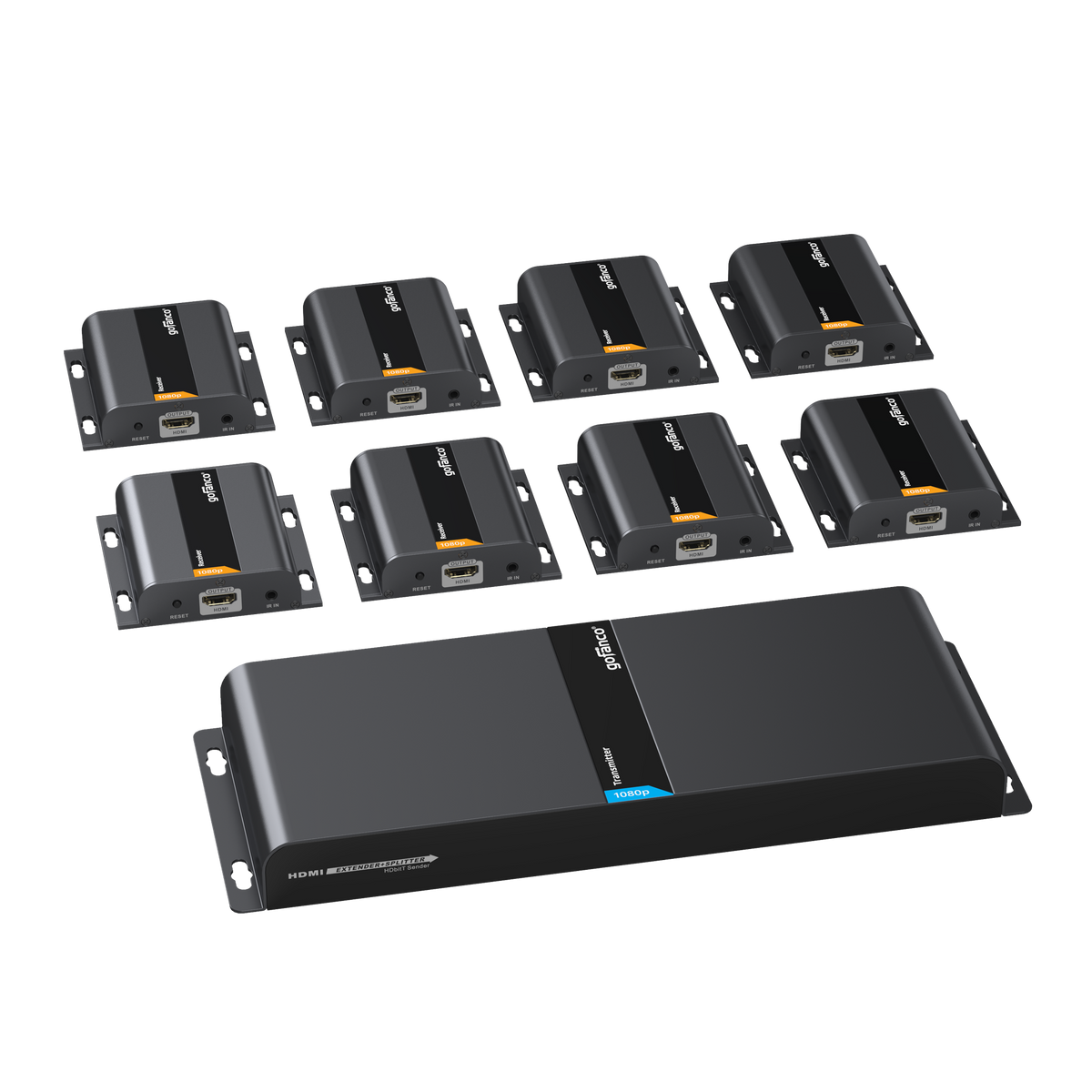 8-Port HDMI HDbitT Extender 1080p – 120m