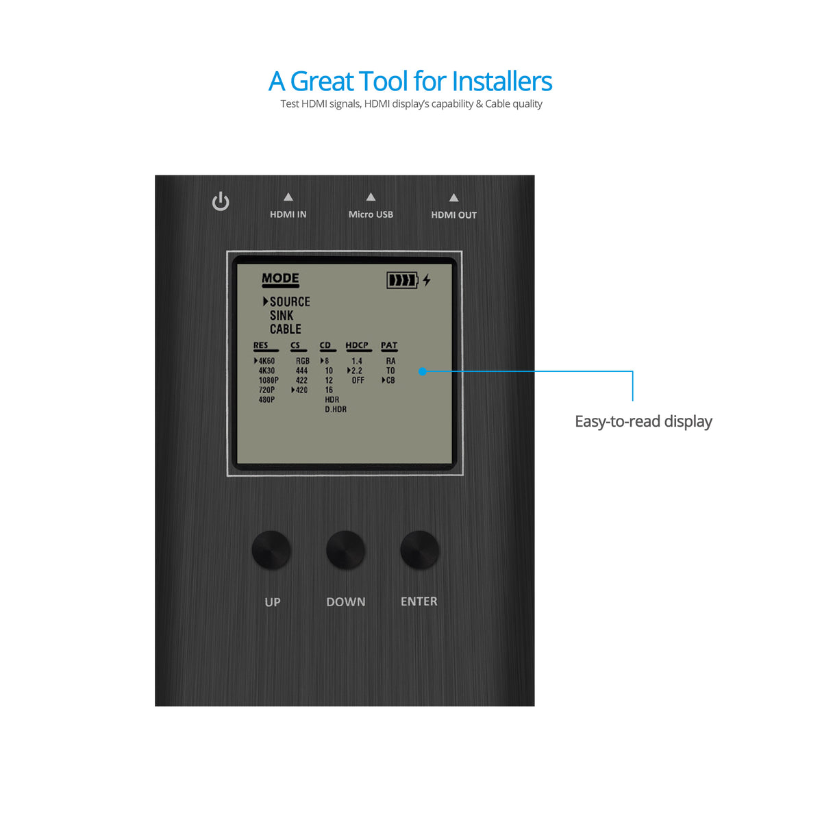 Prophecy HDMI 2.0 Installation Gear - Analyzer and Signal Generator