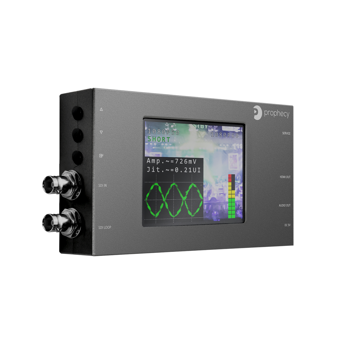 3G-SDI to HDMI converter with scaler and monitor