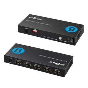4 Port 8K60 HDMI 48G Splitter with EDID