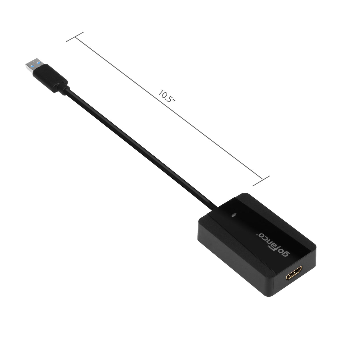 USB 3.0 to HDMI/DVI Video Adapter – Black