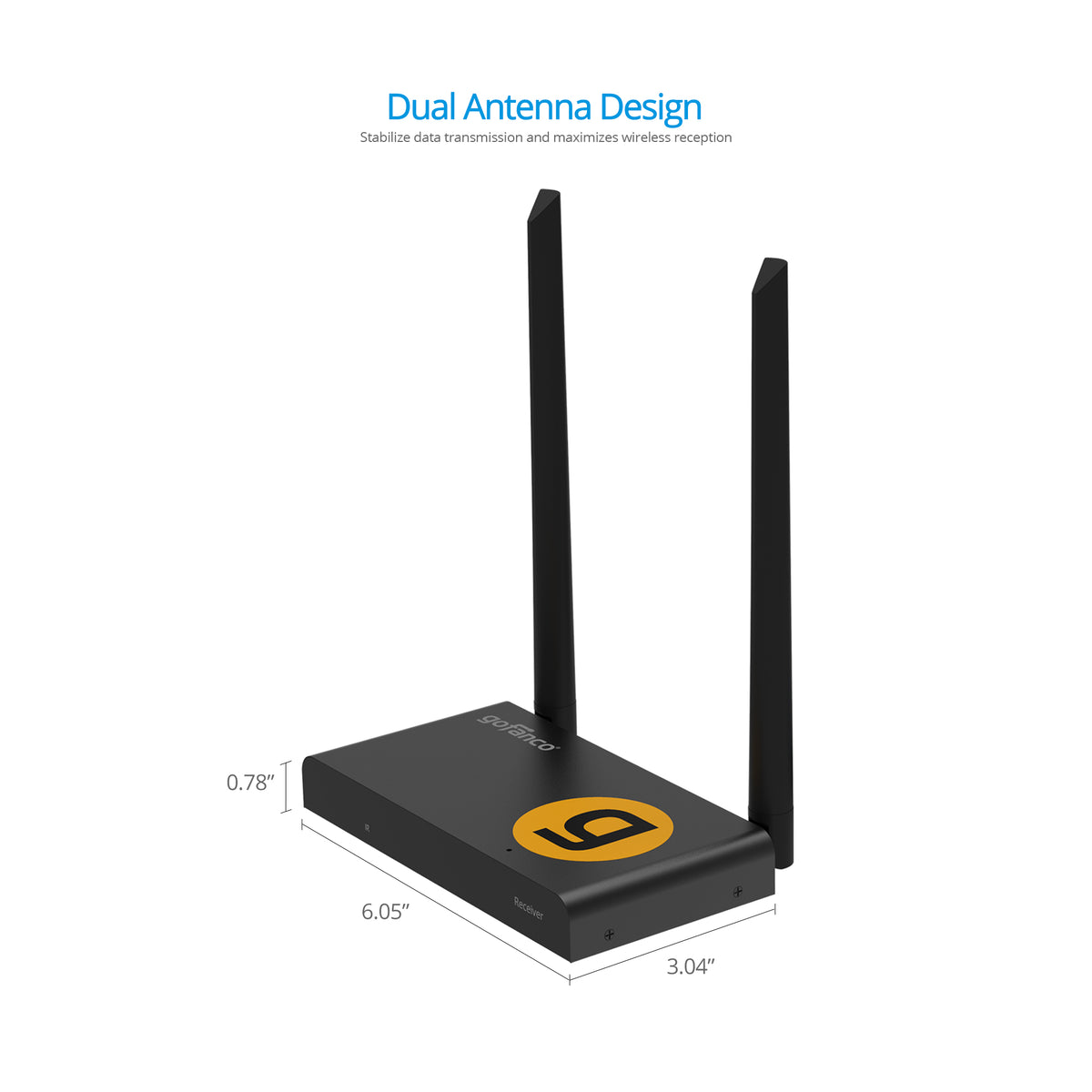 1080p HDMI Wireless KVM Extender - Receiver