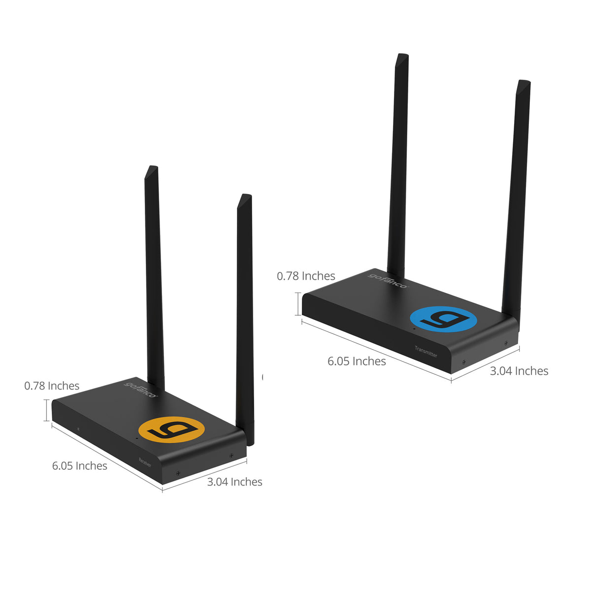 1x4 1080p HDMI Wireless KVM Extender