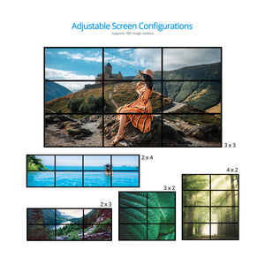 3x3 Video Wall Controller 4K30