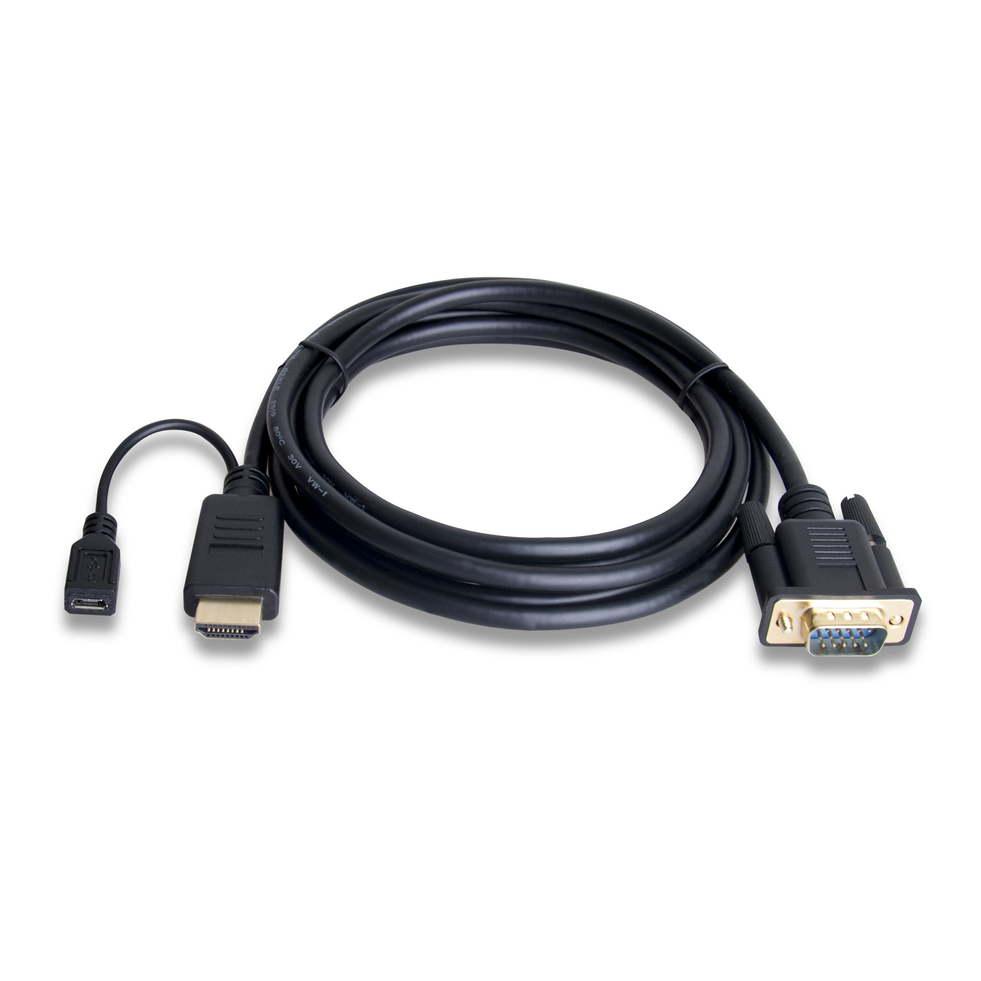 vervolgens Niet doen Snoep 6 ft. HDMI to VGA Adapter Cable w/ Audio | gofanco