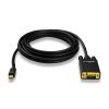 10ft Mini DisplayPort to VGA Adapter Cable – Black (mDPVGA10F)