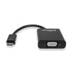 Mini HDMI to VGA Adapter with Audio – Black (mHDMIVGA)