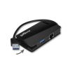 3-Port USB 3.0 Hub with Gigabit Ethernet - Black (USB3HubLAN)