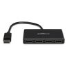 DisplayPort 1.2 4-Port MST Hub/Splitter – Black (DPMSTHub)