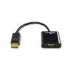 Pro-Series DisplayPort to VGA Adapter - Black MALE to FEMALE (DPVGA)