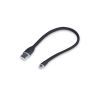 Flexible Lightning to USB Charging Cable 35cm – Black (Lightning35cm)