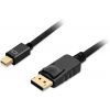 10ft Mini DisplayPort to DisplayPort v1.2 Cable – Black (mDPDP10F)