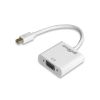 Gold Plated Mini DisplayPort to VGA Adapter (White) (mDPVGAW-VL)