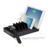 EdgeS 7-Port USB Charging Station – Black (USBCharge7P-B2)