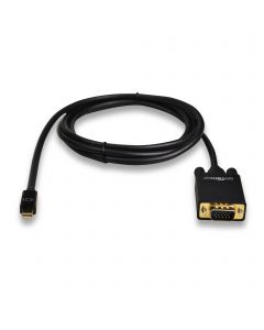 mini displayport to VGA adapter cable 6ft gold plated wrapped