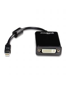 Male Mini DisplayPort to Female DVI adapter gofanco front view