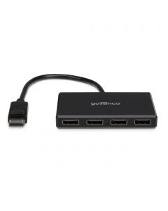 Mini DisplayPort to 4-port DisplayPort 1.2 MST splitter hub gofanco