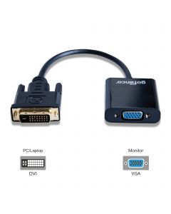 Male DVI-D to Female VGA Active Adapter Converter gofanco