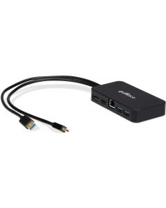 mini displayport to hdmi, displayport, usb 3.0, RJ-45 docking station gofanco