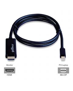 Male Mini DisplayPort to Male HDMI cable adapter 3ft gofanco