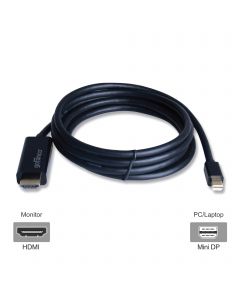 Male Mini DisplayPort to Male HDMI cable adapter 6ft gofanco
