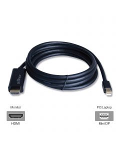 Male Mini DisplayPort to Male HDMI cable adapter 6ft gofanco
