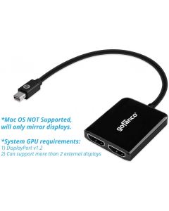 Mini DisplayPort MST Hub to 2x HDMI (mDPMST2HDMI)