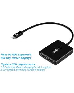 USB-C MST Hub to 2x DisplayPort (USBCMST2DP)