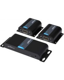 1x transmitter and 2x receiver hdmi extender splitter gofanco