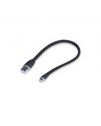 Flexible Lightning to USB Charging Cable (35 cm.) black