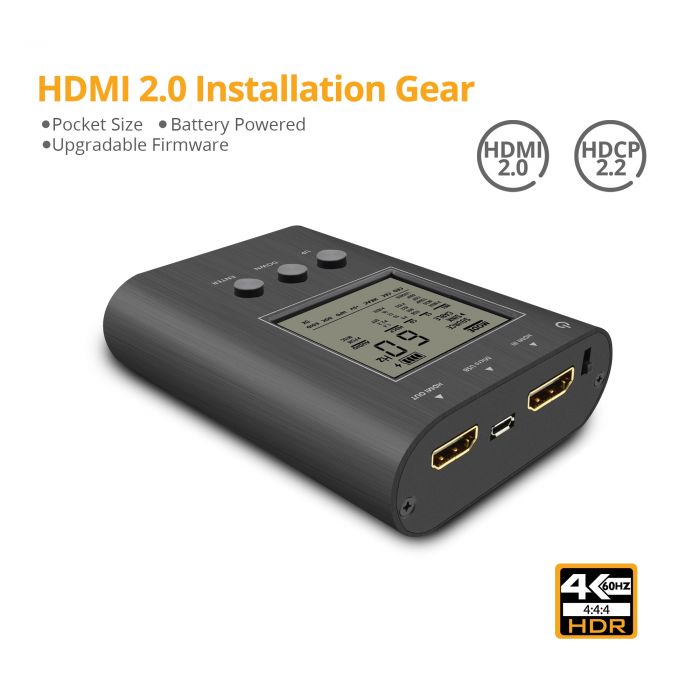 ventilatie Vermenigvuldiging Familielid HDMI 2.0 Analyzer & Signal Generator (Installation Gear) | Gofanco