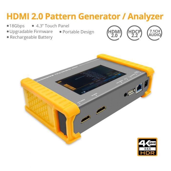 HDMI 2.0 Video Signal Pattern Generator & Analyzer | gofanco