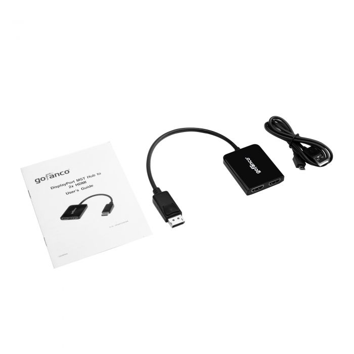 ufravigelige rester stærk 2-Port DisplayPort to HDMI MST Multi-Monitor Splitter | gofanco