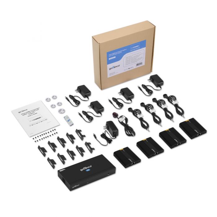 FeinTech SX430 HDMI 2.0 splitter 1 in 4 out loop-through