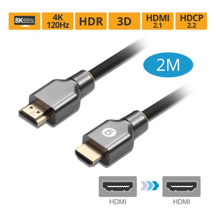 HDMI 2.1 Cable 8K – 2m