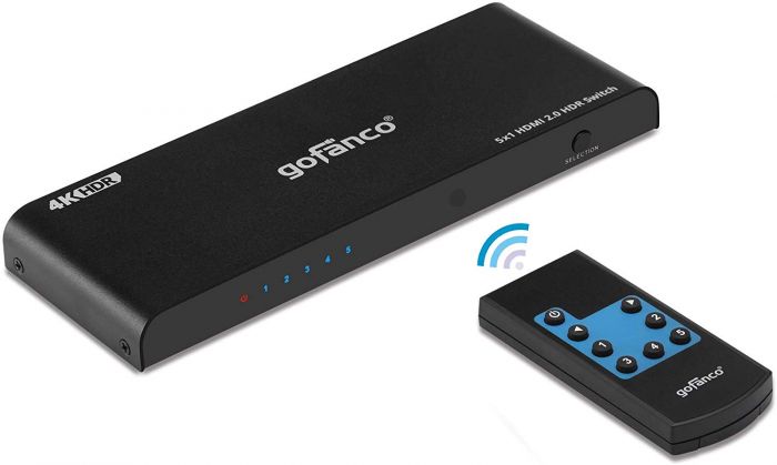 gofanco [4K 60Hz] HDMI 2.0 Additional Receiver Box (Part# HDbitT4Kv2-RX) for HDMI Extender Kit (Part# HDbitT4Kv2) gofanco [4K 60Hz HDMI 2.0 Additional Receiver Box (Part