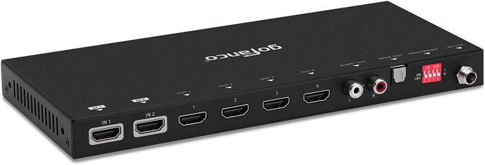 4K HDMI 2.0 Splitter w/ Downscaling & Audio Gofanco